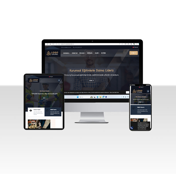 Proje ve Danışmanlık Şirketi Web Sitesi Paketi - Tutku