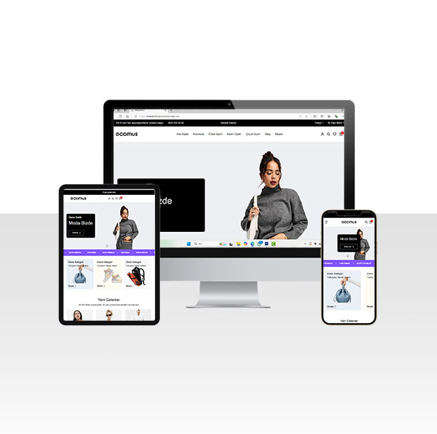 E-Ticaret Butik ve Moda Ürünleri Satışı Web Paketi - Civil