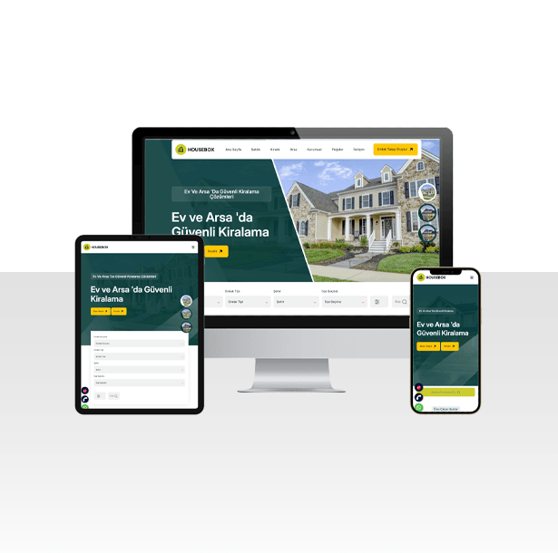 Gayrimenkul / Emlak Danışman Web Sitesi Yazılımı - House