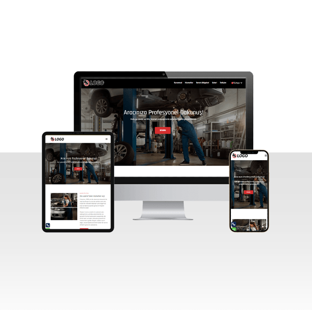 Oto Lastik Tamiri ve Bakımı Web Sitesi Paketi - Conta