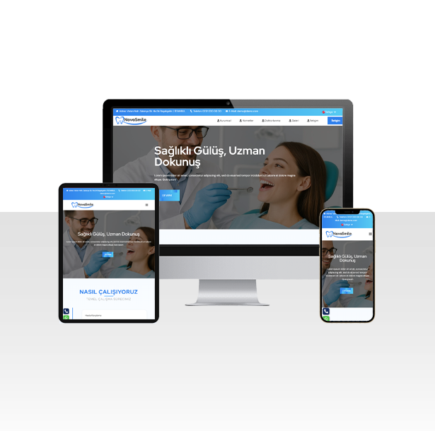 Diş Doktoru İçin Hazır Web Sitesi Paketi - Bilecik