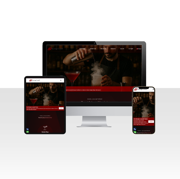 Gıda ve İçeçek Ürünleri Hazır Web Sitesi Paketi - Burdur