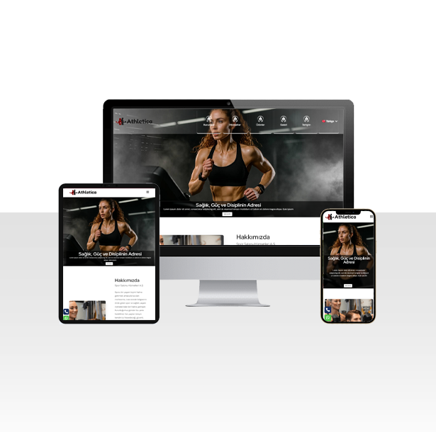 Spor Merkezi Hazır Web Sitesi Paketi - Çanakkale