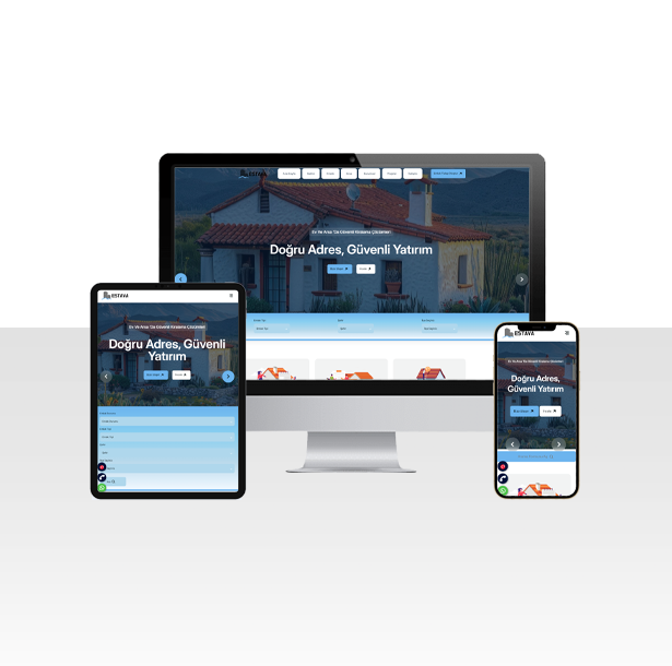 Hazır Emlak / Gayrimenkul Web Sitesi Paketi - Kastamonu