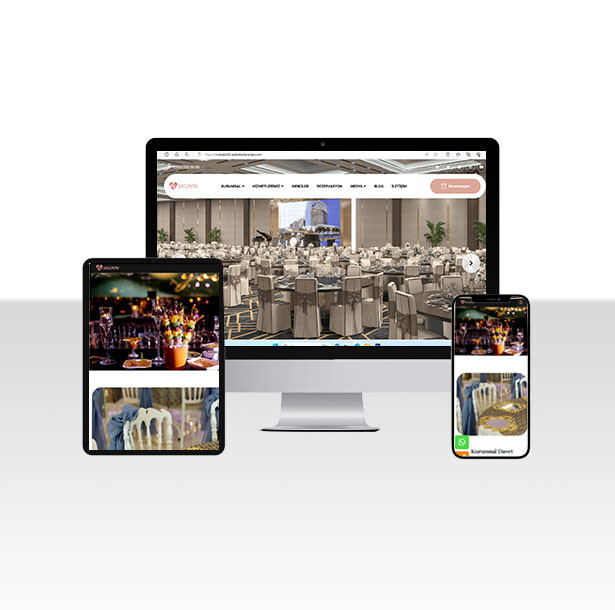 Organizasyon Firması Sitesi - Saloon