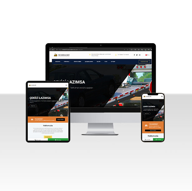 Yol Yardım / Çekici Web Sitesi Paketi