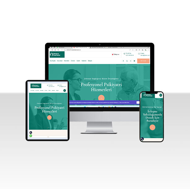 Psikoterapist Hazır Web Sitesi Paketi