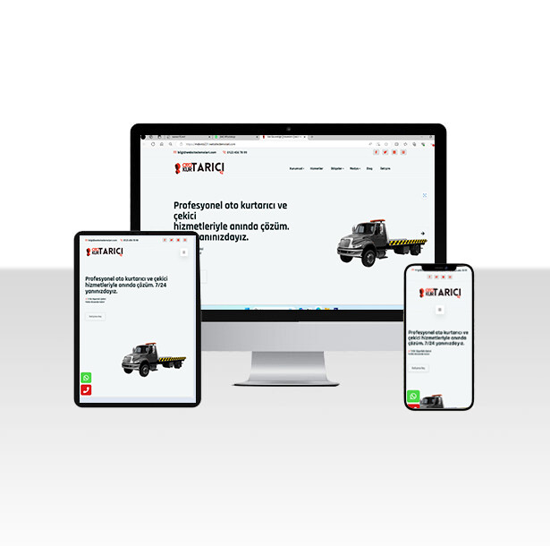 Yol Yardım / Çekici Web Sitesi Scripti