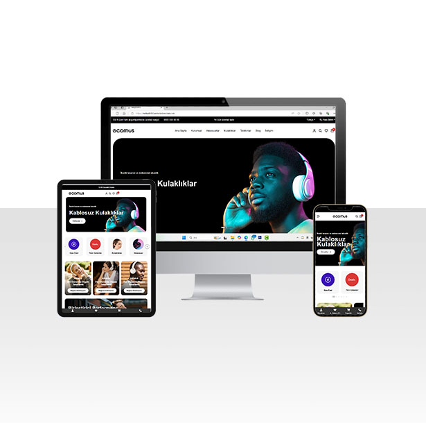 E-Ticaret Telefon ve Aksesuar Web Sitesi Paketi - Elma