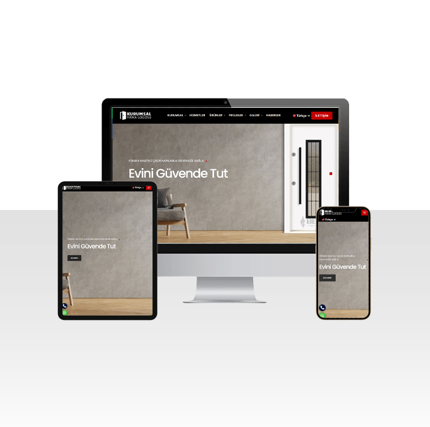 Hazır Çelik Kapı Firması Web Sitesi Paketi - Kubbe