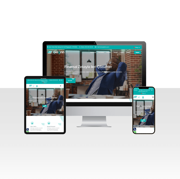 Finans ve Yatırım Danışmanlığı Web Sitesi Paketi - Finance