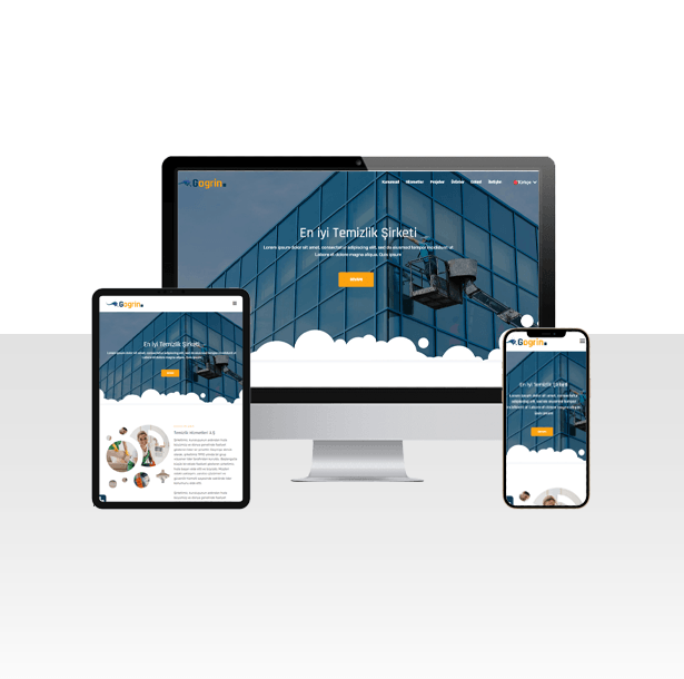 Temizlik Şirketi Hazır Web Sitesi Paketi - Radar