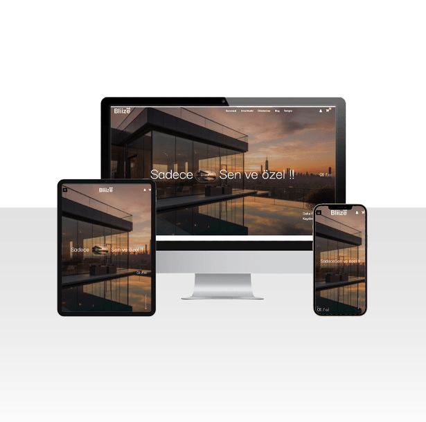 Ürün Satışı Özellikli İnşaat ve Mimarlık Web Sitesi - Bliize