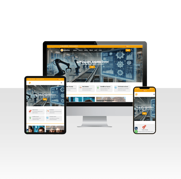Otomasyon Firması Hazır Web Sitesi Paketi - Outto