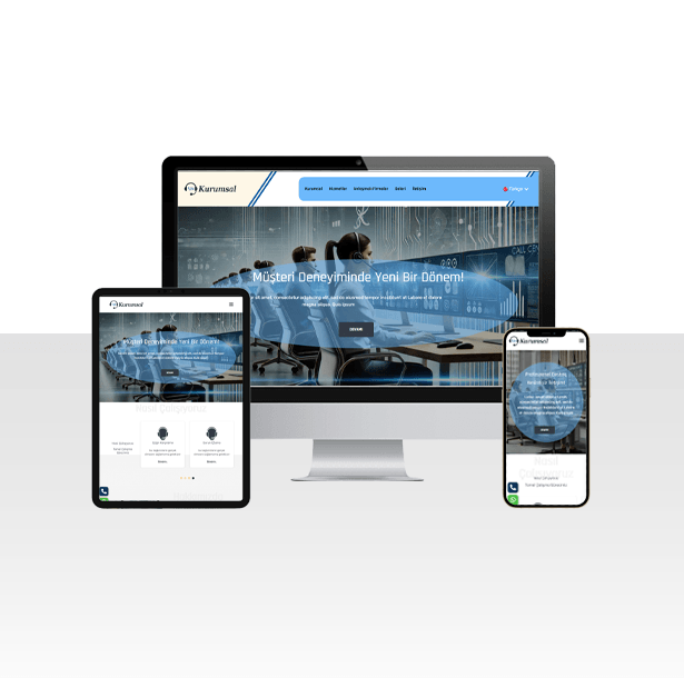 Çağrı Merkezi Şirketi Hazır Web Sitesi Paketi - Alo