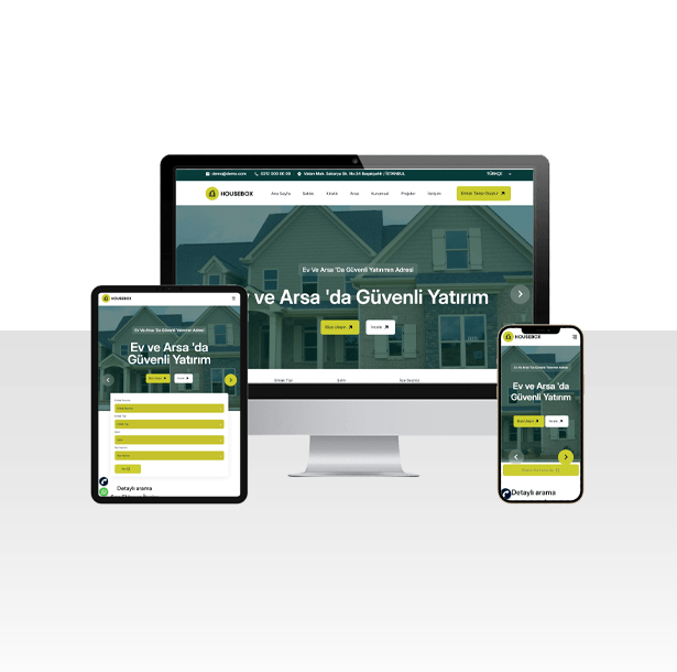 Hazır Emlak / Gayrimenkul Web Sitesi Paketi - Suomi