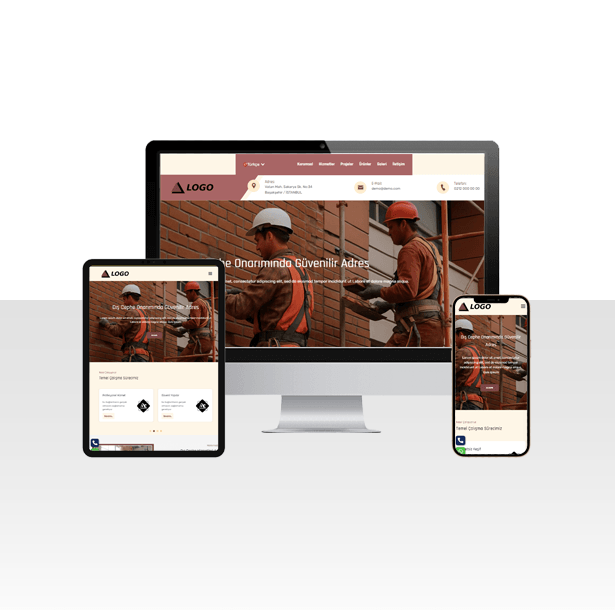 Dış Cephe Onarım ve Bakım Hizmetleri Sitesi - Tuğla