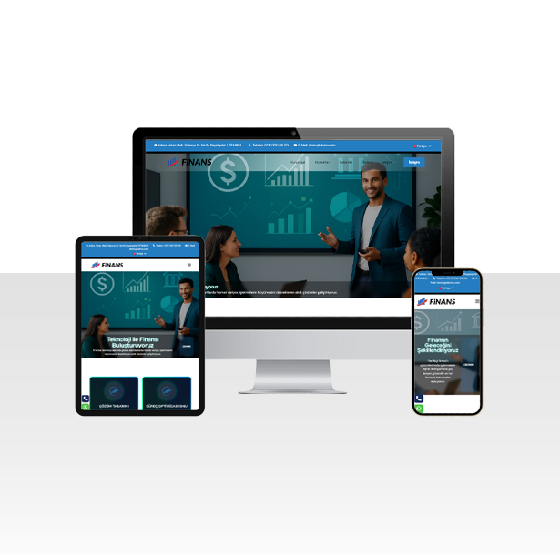 Yatırım ve Finans Hazır Web Sitesi Paketi - Adıyaman