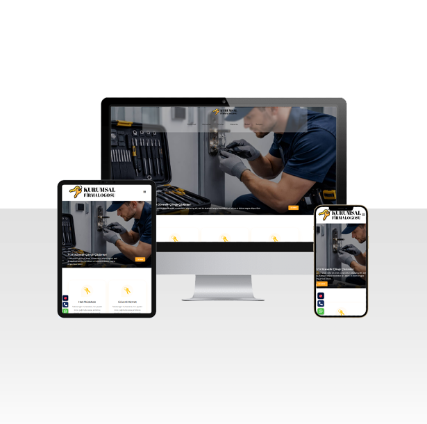 Çilingir Ustası İçin Hazır Web Sitesi Paketi - Malatya
